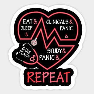 Funny Nursing Student Nurse Sticker